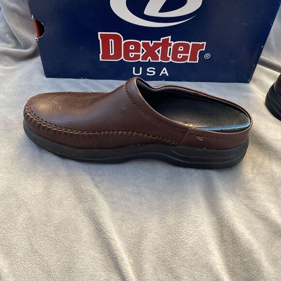 Walk Mocs By Dexter Size 7 1/2M Vintage Made In USA Slip On Leather - Picture 5 of 16